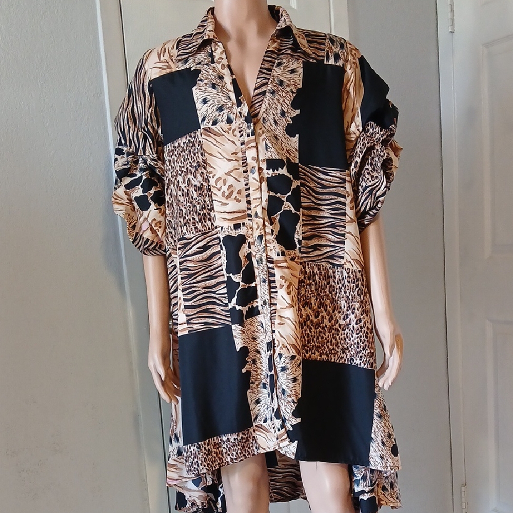 Animal Print Maxi Dress